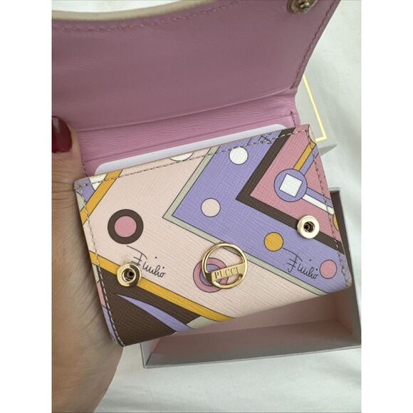 Emilio Pucci Tri Fold Pouch Wallet W/box - Picture 13 of 16